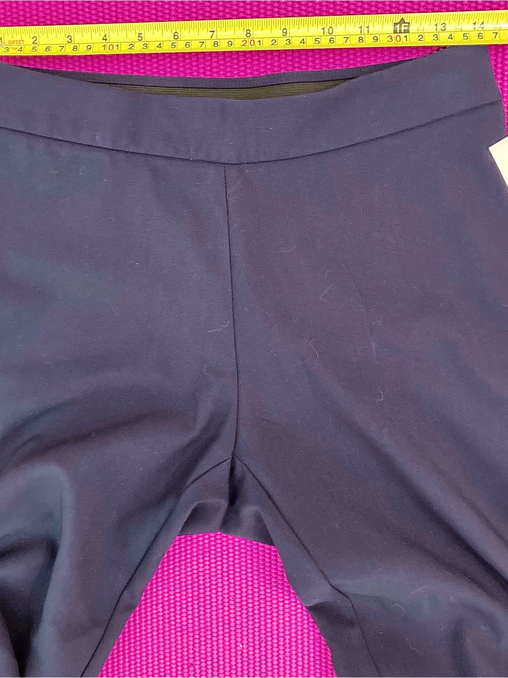 a new day Navy Cropped Side Zip Trousers - Picture 6 of 9